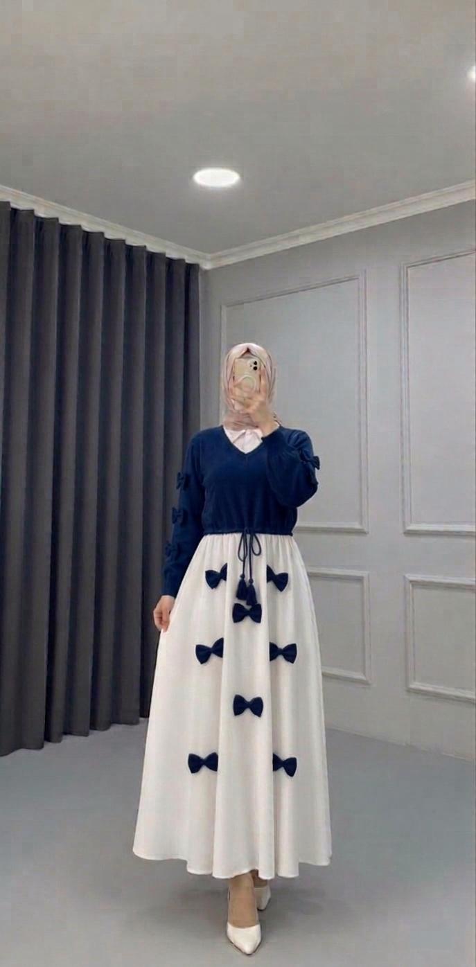 Ladies maxi+jacket 2pcs  Western top maxi opna allow parcel khol kar check kar sakte hain